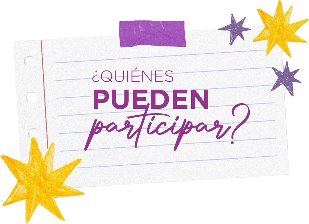 ¿Quiénes pueden participar?
