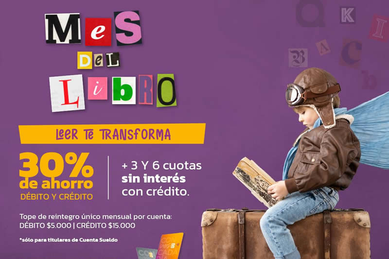 Banco Rioja presenta una nueva promoción: 30% de ahorro y cuotas sin interés en librerías adheridas
