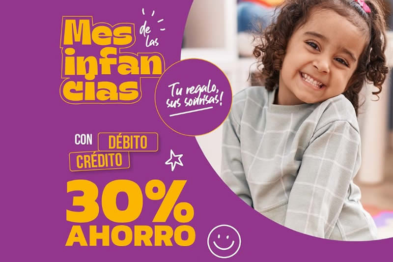 Banco Rioja presenta una promoción exclusiva por el Mes de las Infancias: hasta $20.000 de ahorro en comercios adheridos