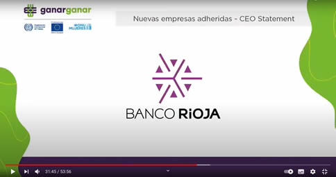 Banco Rioja fue reconocido por ONU Mujeres y OIT