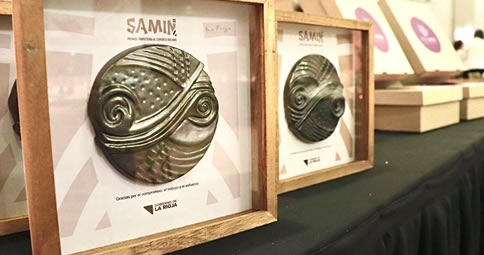 Entrega de los premios - SAMIN: Trayectoria al comercio riojano