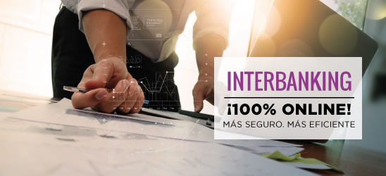 Banco Rioja implementó el servicio interbanking 100% online.